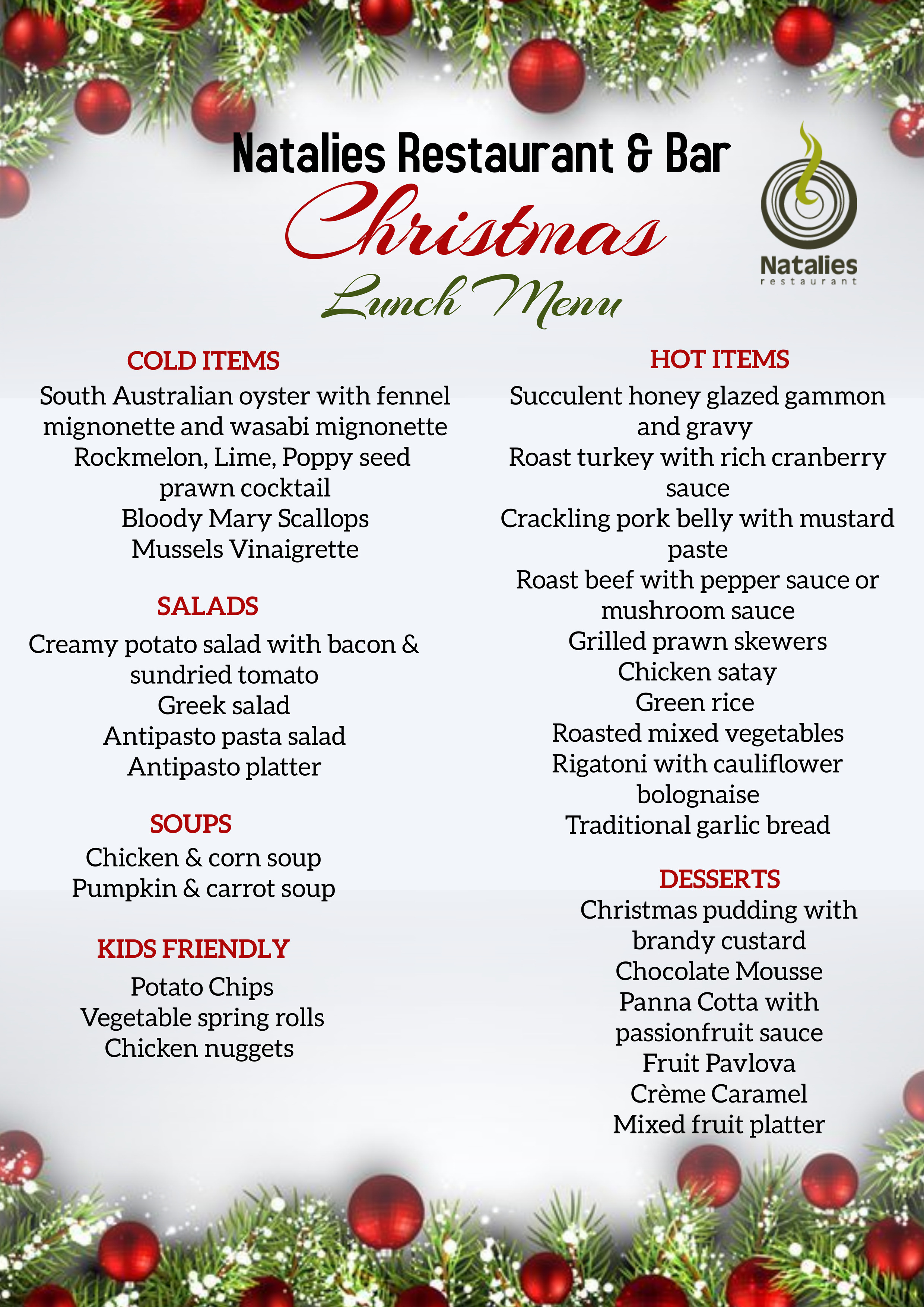 Christmas Party Menu 2023 New Ultimate Most Popular Review of